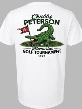 Chubbs Peterson Memorial Golf Tournament 1996 Shirt Happy Gilmore Alligator